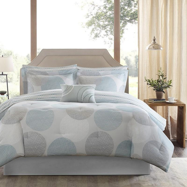 Complete Comforter And Cotton Sheet Set -King MPE10-161 By Olliix