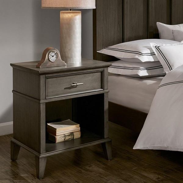 Madison Park Signature Yardley 1 Drawer Nightstand MPS136-0089 By Olliix