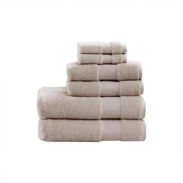 Madison Park Signature Turkish 6 Piece Bath Towel Set MPS73-317 By Olliix