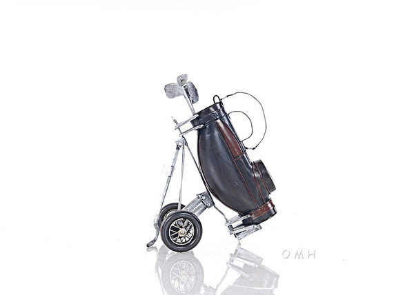 AJ040 Black Golf Bag by Old Modern Handicrafts