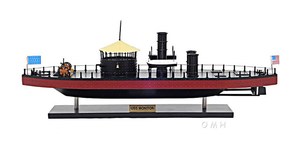 B199 Uss Monitor Ship Model by Old Modern Handicrafts