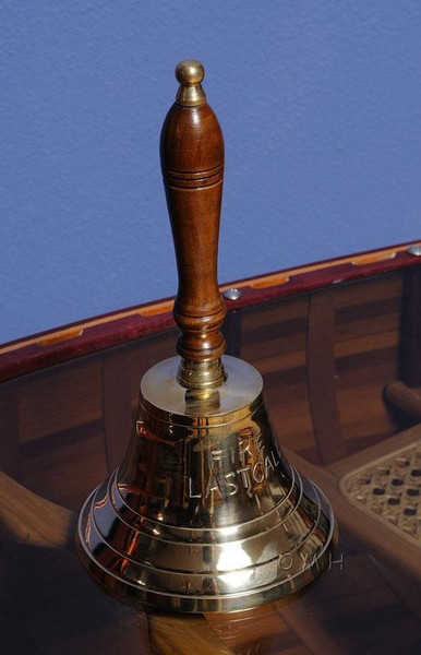 ND053 6" Fire Last Call Hand Bell by Old Modern Handicrafts