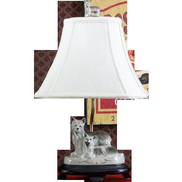 13776-L Petite Terrier Dog Lamp (Right) by Oriental Danny