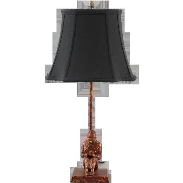 22718 Decorative Painting Lamp 12 X 8 X 20 by Oriental Danny