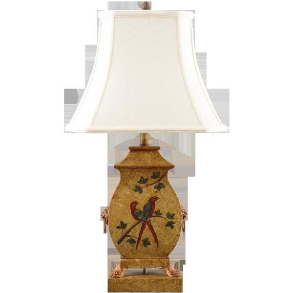 22727 Decorative Painting Lamp 14 X 10 X 26 by Oriental Danny