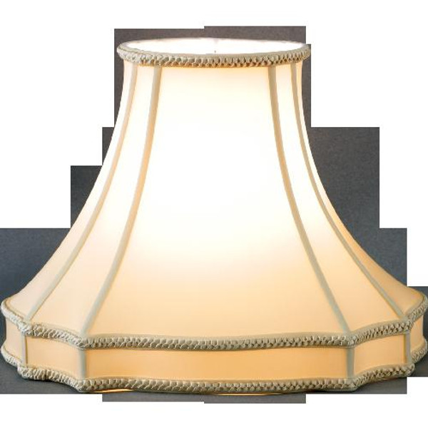 313-14-BE Beige Fancy Oval Lamp Shade 6 X 14 X 12 by Oriental Danny