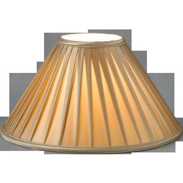 314-10-CH Champagne Fancy Pleated Lamp Shade 3.5x10x6.25