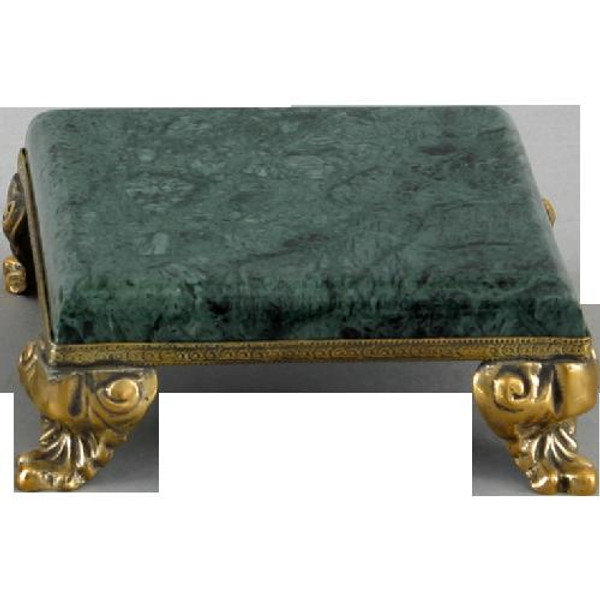 32203 Green Marble Stand 6 X 6 X 2.5 by Oriental Danny