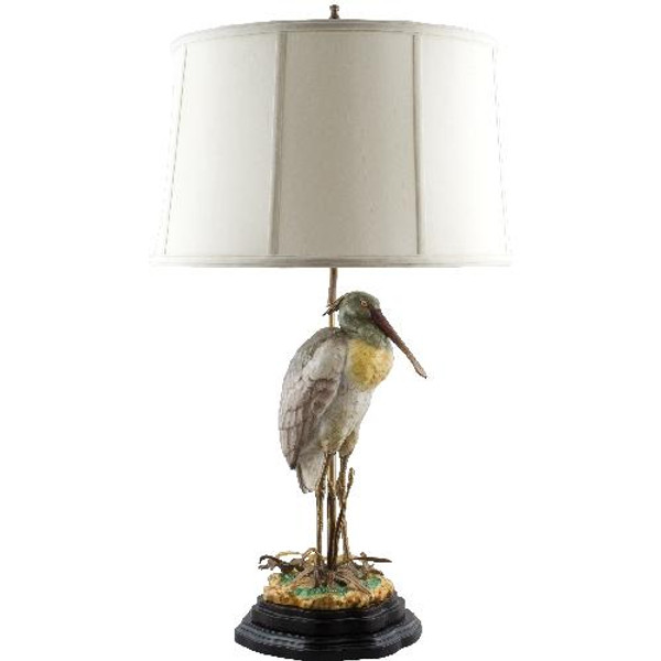 60135-L Egret Lamp by Oriental Danny