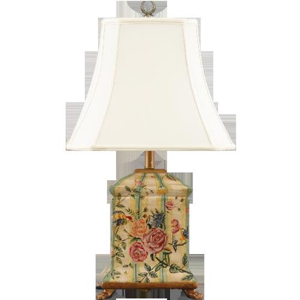 70643 Exotic Blossoms Lamp 12 X 16 X 29 by Oriental Danny