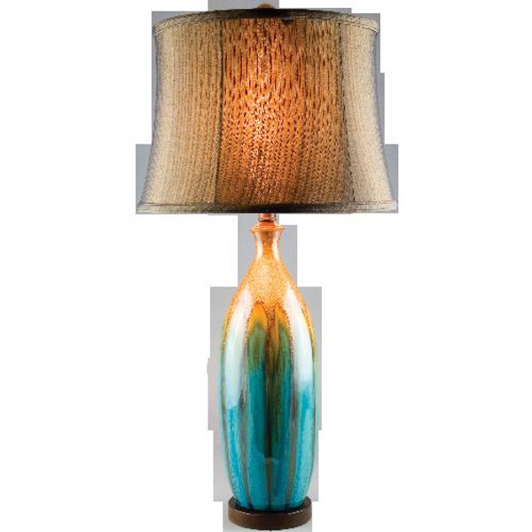 N1127 Striated Lamp by Oriental Danny