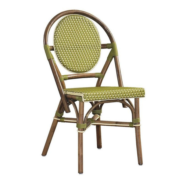 PBA12-GRN-S/2 Paris Bistro Green Chair