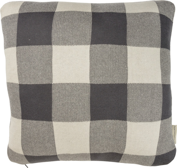 Pillow - Knit Buffalo Check (Pack Of 2) 100370 By Primitives By Kathy