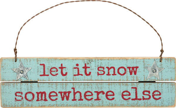 Xmas Ornament - Let It Snow - Set Of 6 (Pack Of 2) 100559 By Primitives By Kathy