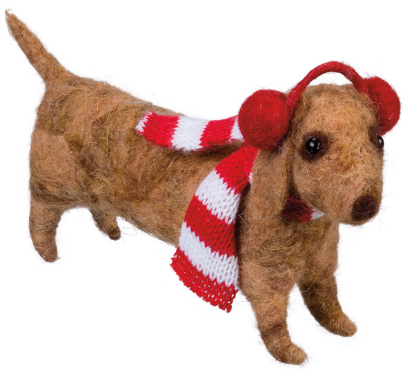 Dachshund - Ear Muffs - Set Of 4 (Pack Of 2) 100715 By Primitives By Kathy