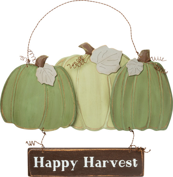 100781 Wall Decor - Happy Harvest - Set Of 2 By Primitives by Kathy