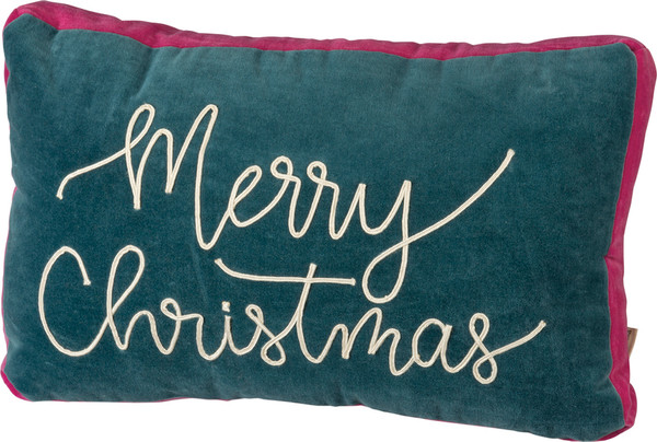 101040 Pillow - Merry Christmas - Set Of 2 By Primitives by Kathy