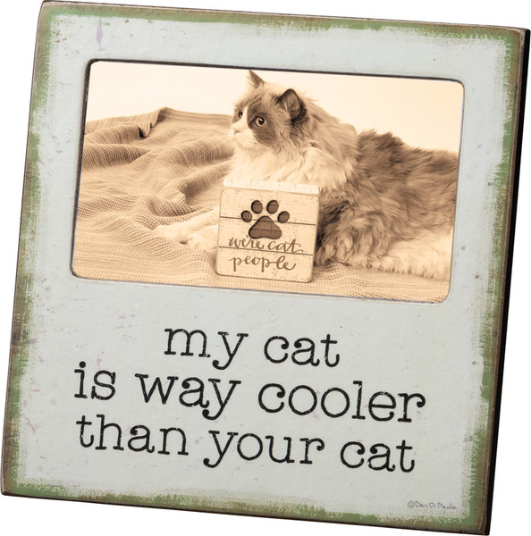 Plaque Frame - My Cat Is - Set Of 4 (Pack Of 2) 101658 By Primitives By Kathy