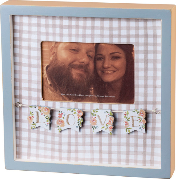 Inset Box Frame - Love - Set Of 2 (Pack Of 2) 101912 By Primitives By Kathy