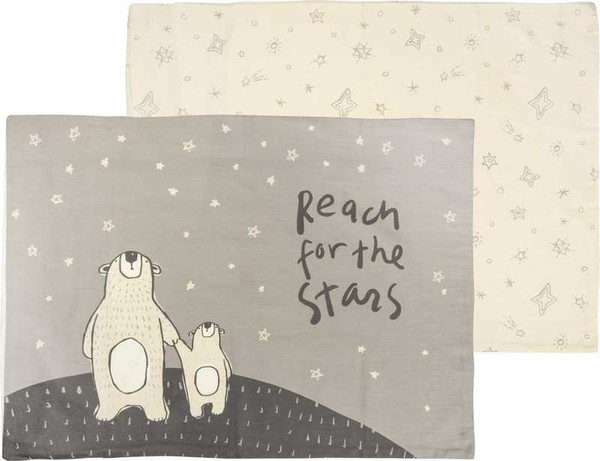 101957 Pillowcase Set - For The Stars - Set Of 2 By Primitives by Kathy