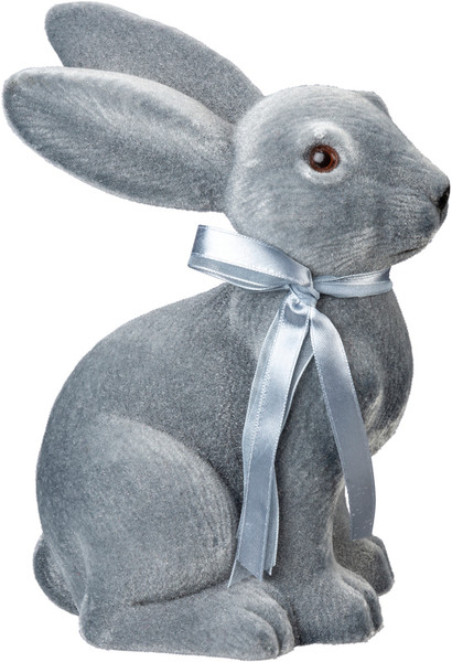 102249 Bunny Sitting - Gray - Set Of 6 By Primitives by Kathy