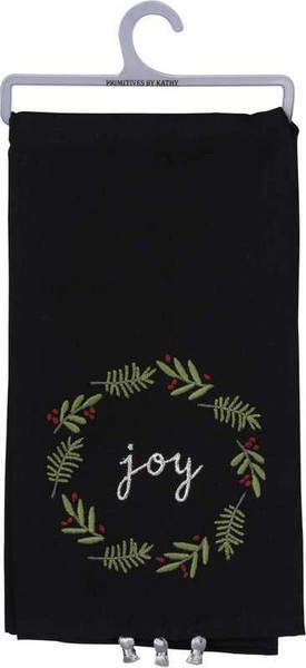 Dish Towel - Joy - Set Of 3 (Pack Of 2) 102690 By Primitives By Kathy