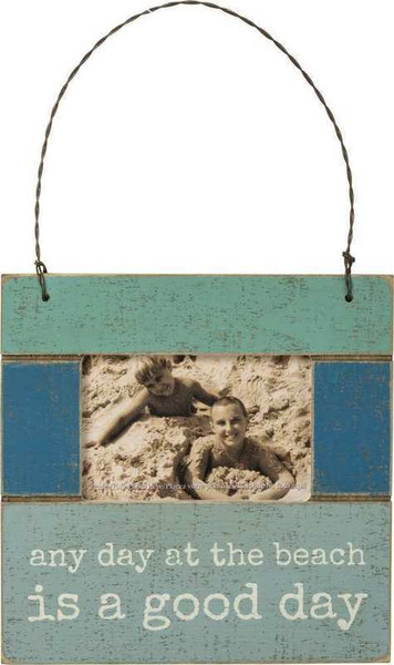 Slat Mini Frame - At The Beach - Set Of 4 (Pack Of 3) 102980 By Primitives By Kathy