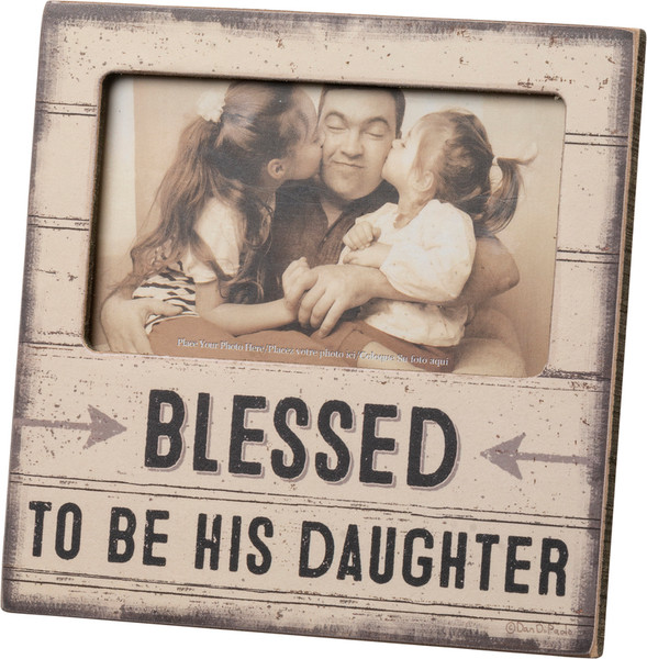 Plaque Frame - His Daughter - Set Of 4 (Pack Of 2) 103398 By Primitives By Kathy