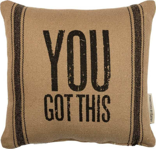 Pillow - You Got This - Set Of 2 (Pack Of 2) 103413 By Primitives By Kathy