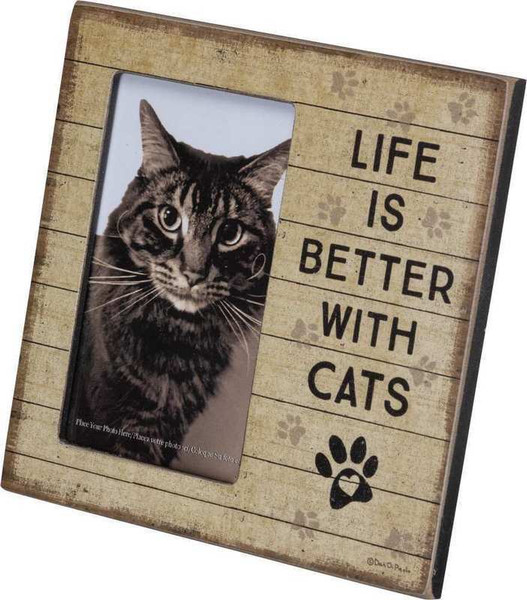 Plaque Frame - With Cats - Set Of 4 (Pack Of 2) 103599 By Primitives By Kathy
