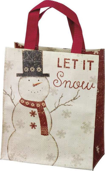 Daily Tote - Let It Snow - Set Of 4 (Pack Of 3) 103880 By Primitives By Kathy