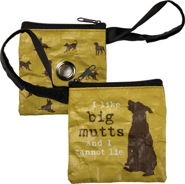 Pet Waste Bag Pouch - Mutts - Set Of 4 (Pack Of 3) 103893 By Primitives By Kathy