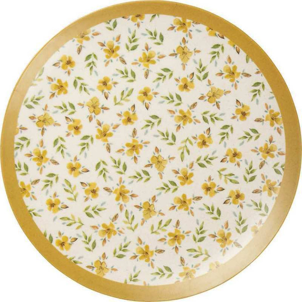 Large Plate - Floral - Set Of 2 (Pack Of 6) 104018 By Primitives By Kathy