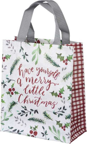 Daily Tote - Merry Christmas - Set Of 4 (Pack Of 3) 104194 By Primitives By Kathy