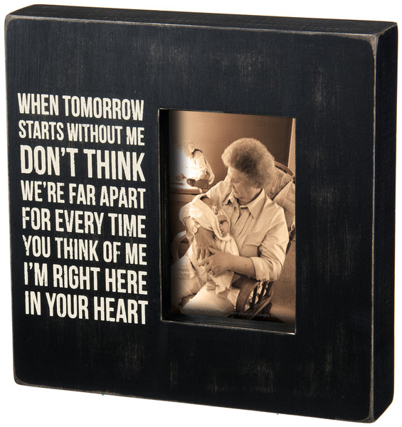 25273 Box Frame - In Your Heart - Set Of 2 By Primitives by Kathy