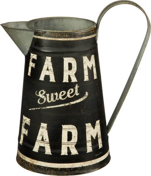 30399 Large Pitcher - Sweet Farm - Set Of 2 By Primitives by Kathy