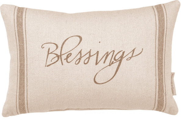 Pillow - Blessings - Set Of 2 (Pack Of 2) 31600 By Primitives By Kathy