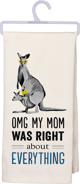 Dish Towel - Mom Was Right - Set Of 3 (Pack Of 2) 33143 By Primitives By Kathy