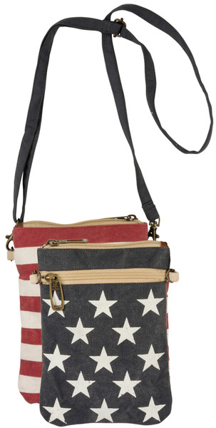 Crossbody Bag - Stars Stripes - Set Of 2 (Pack Of 2) 35557 By Primitives By Kathy