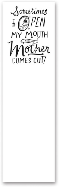 List Notepad - Mother - Set Of 4 (Pack Of 4) 36512 By Primitives By Kathy