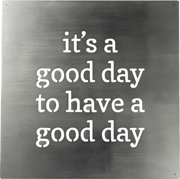 37134 Metal Wall Art - Good Day - Set Of 2 By Primitives by Kathy