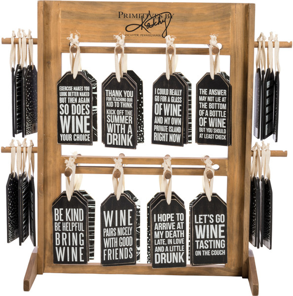 37446 Accessory Bottle Tag Display By Primitives by Kathy