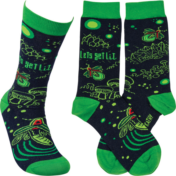 Socks - Firefly - Set Of 4 (Pack Of 2) 37529 By Primitives By Kathy