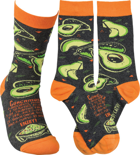 Socks - Guacamole - Set Of 4 (Pack Of 2) 38054 By Primitives By Kathy