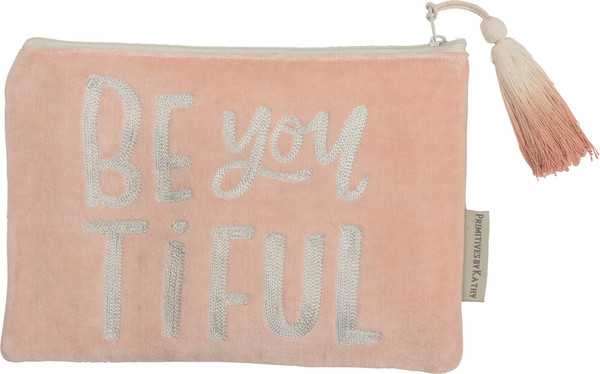 Zipper Pouch - Be You - Set Of 2 (Pack Of 2) 38734 By Primitives By Kathy