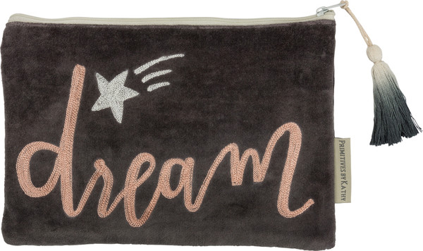 Zipper Pouch - Dream - Set Of 2 (Pack Of 2) 38735 By Primitives By Kathy