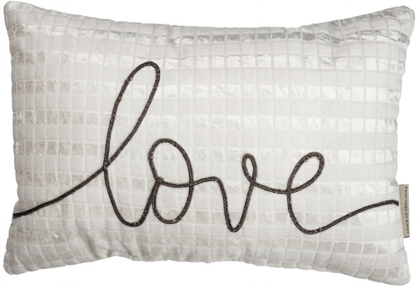 39126 Pillow - Love - Set Of 2 By Primitives by Kathy