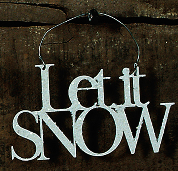 7127 Xmas Ornament - Let It Snow - Set Of 12 By Primitives by Kathy