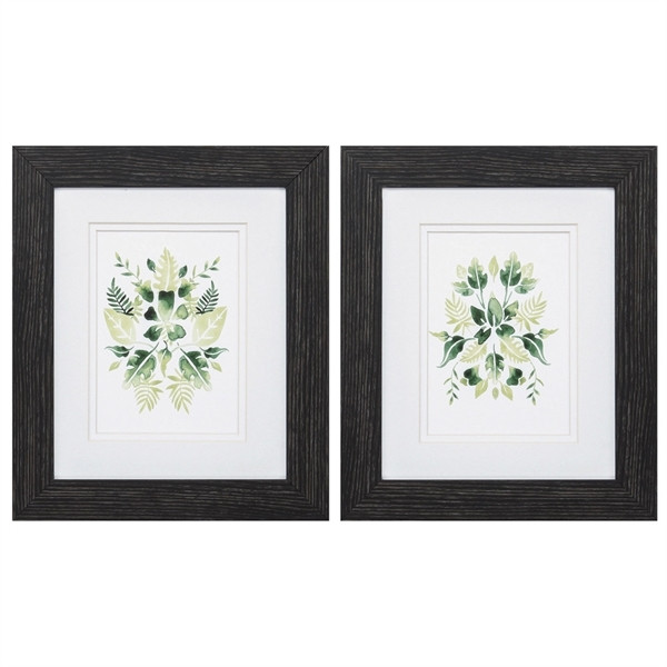 Verdant Vignette Wall Decor Pack Of 2 1043 By Propac Images