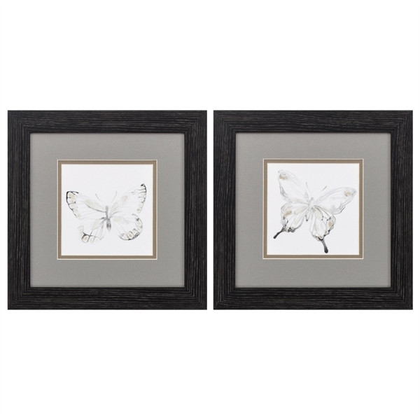 Butterfly Impression Wall Decor Pack Of 2 1494 By Propac Images